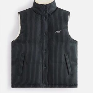 Kith Women Lewis Padded Reversible Pinstripe Vest - Stadium